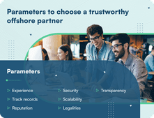 Parameters to choose a trustworthy offshore partner