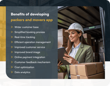 Benefits of developing packers and movers app