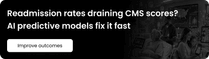 Readmission rates draining CMS scores? AI predictive models fix it fast