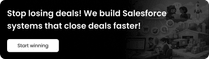 Stop losing deals! We build Salesforce systems that close deals faster!