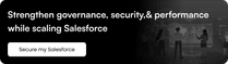 Strengthen governance, security,&amp; performance while scaling Salesforce