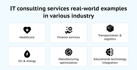 IT consulting services in various industry