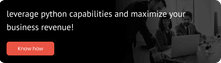 Leverage Python capabilities and maximize your business revenue!