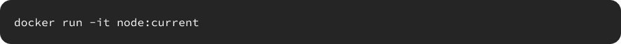 Run a Node.js Container