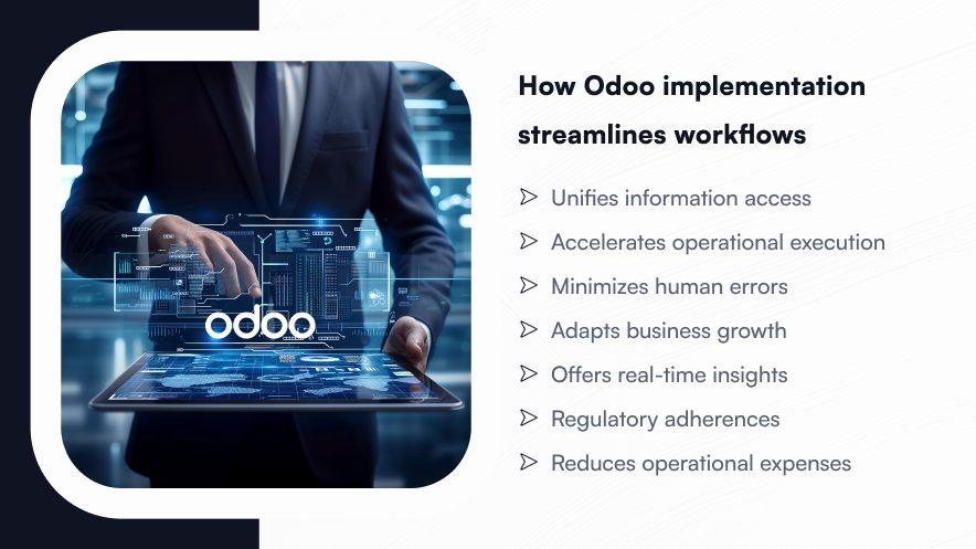 How Odoo implementation streamlines workflows