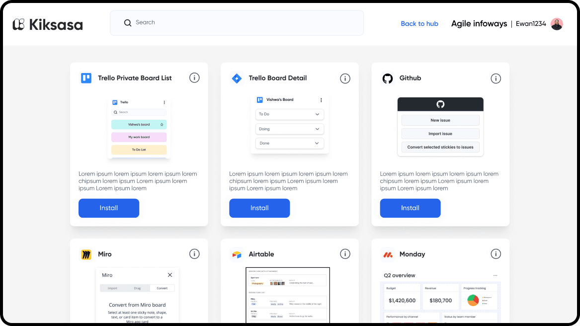 Kiksasa UI screenshot 5