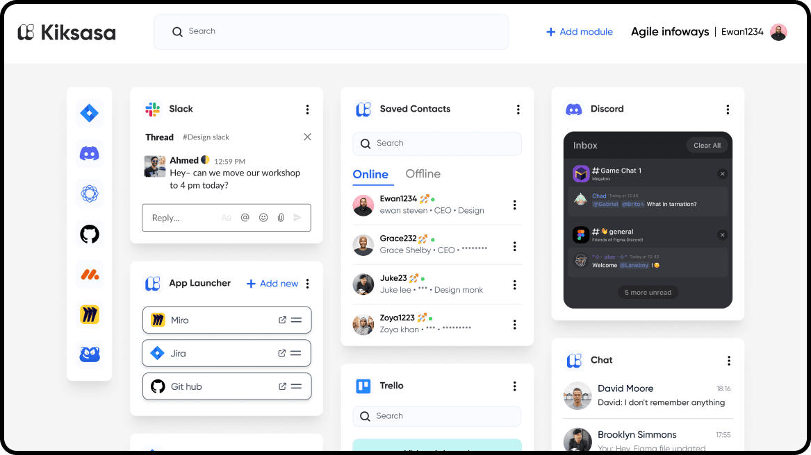 Kiksasa UI screenshot 2