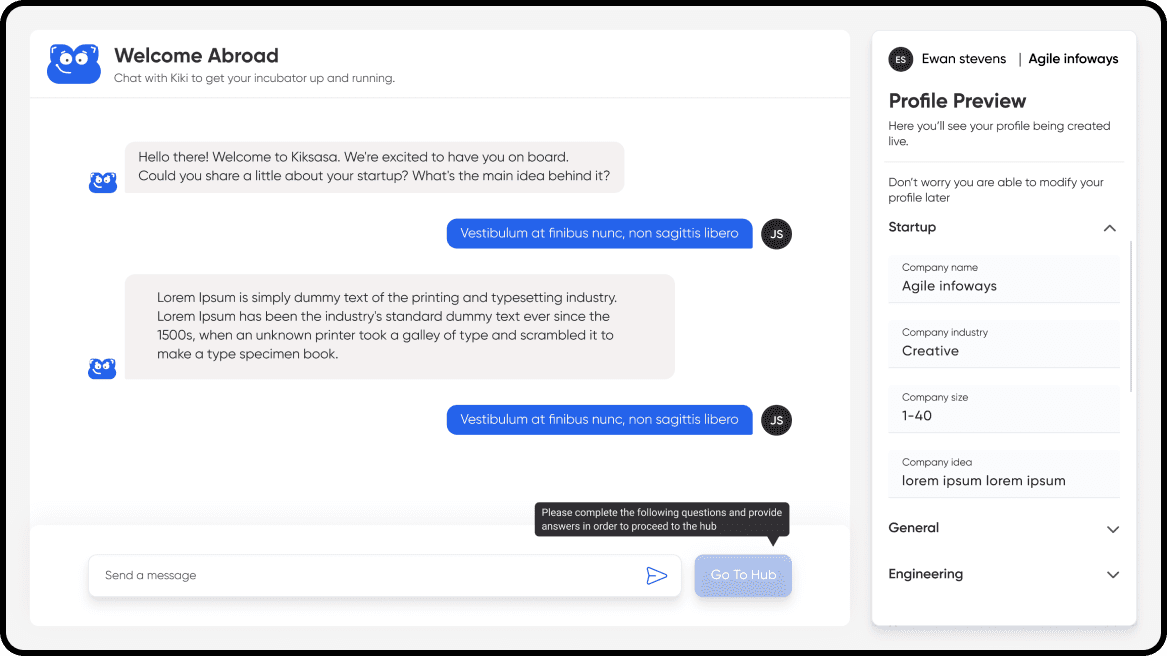 Kiksasa UI screenshot 4