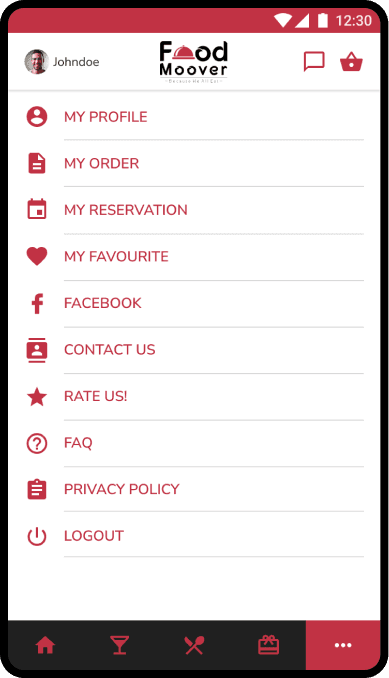 Food Moover UI screenshot 4