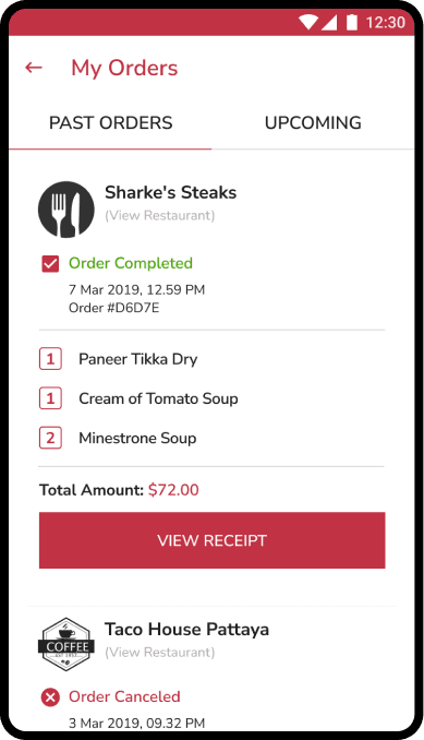 Food Moover UI screenshot 3