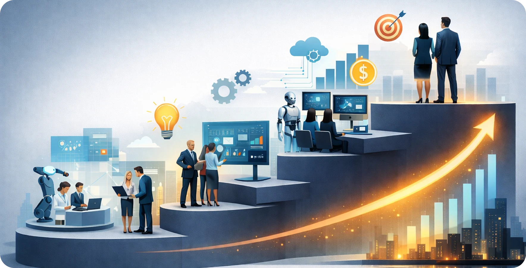 AI Maturity Model: How Leaders Turn PoCs into Measurable Business Impact